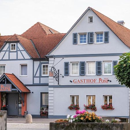 Leutershausen  Hotel-Gasthof Neue Post מראה חיצוני תמונה
