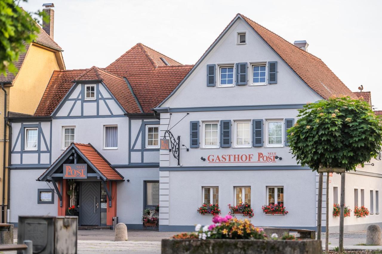 Leutershausen  Hotel-Gasthof Neue Post מראה חיצוני תמונה